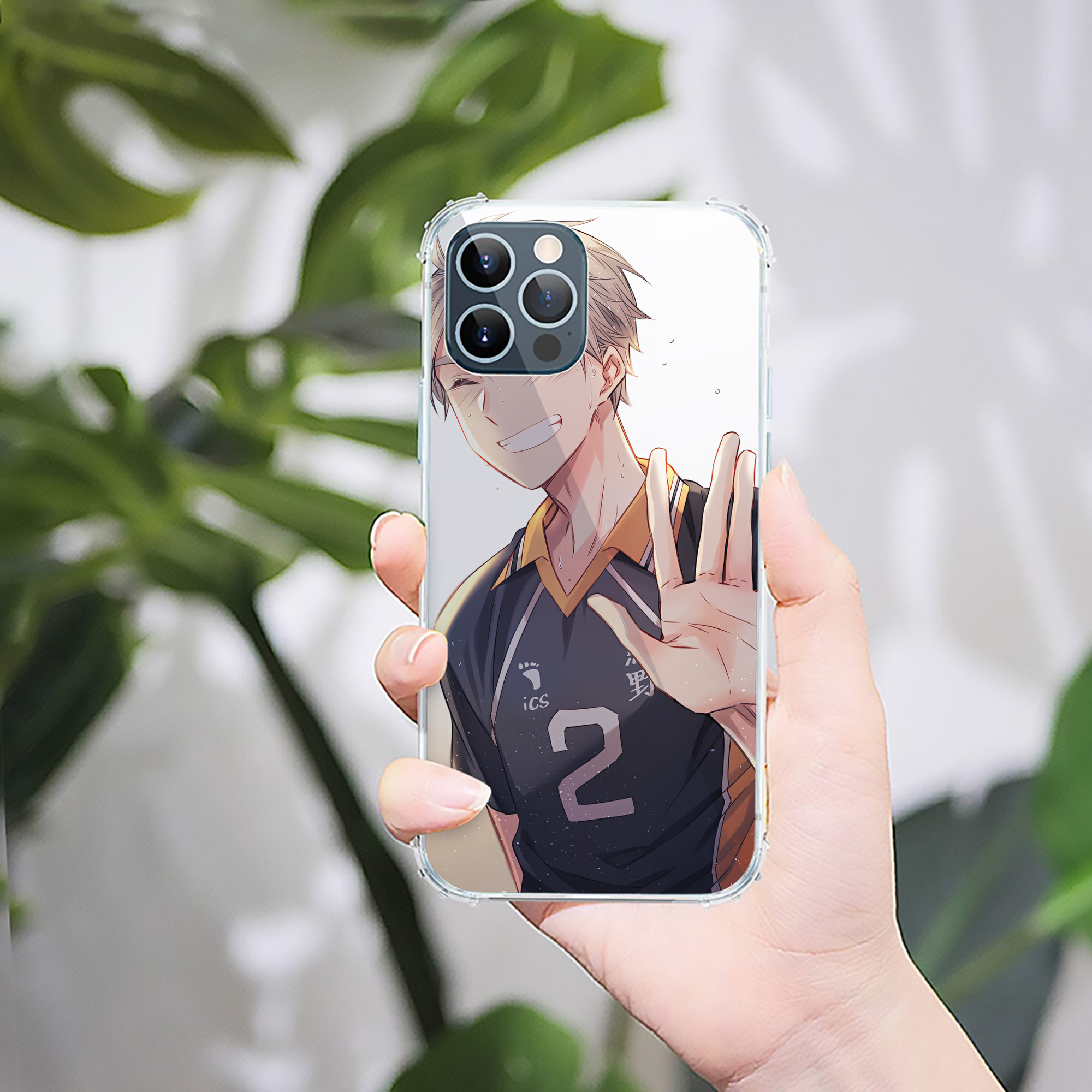 （画像用） ハイキュー!! Haikyu!! 【iPhone 12シリーズ対応】透明スマホケース（クリアソフトケース）